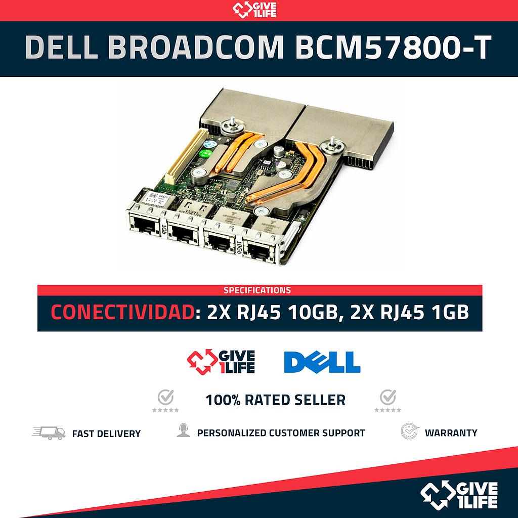 Dell Broadcom BCM57800-T -G8RPD- 2x10GB + 2x1GB BASET RNDC