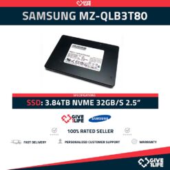 SAMSUNG MZ-QLB3T80 PM983 SSD 3.84TB 2.5″ NVME 32GB/S