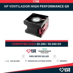 HP VENTILADOR HIGH PERFORMANCE PARA DL380 / DL560 G9 PN: 759250-001 / 796853-001 / 777286-001