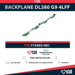 HP 775402-001 Backplane Frontal 4LFF 4 Bahías de 3.5" para DL360 G9 / DL380 G9