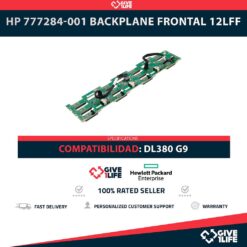 HP 777284-001 Backplane Frontal 12LFF 12 Bahías de 3.5" para DL380 G9