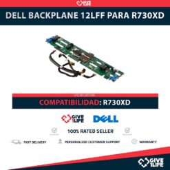 DELL 0CDVF9 Backplane Frontal 12LFF 12 Bahías de 3.5" para R730XD