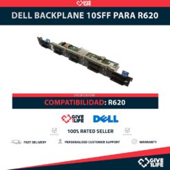 Dell 059VFH Backplane Frontal 10SFF 10 Bahías de 2.5" para R620 10SFF