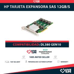 HP Tarjeta Expansora SAS 12GB/s DL380 Gen10 PN: 876907-001