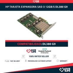 HP Tarjeta Expansora SAS-3 12GB/s DL380 G9 PN: 761879-001 / 727253-001 / 727252-001