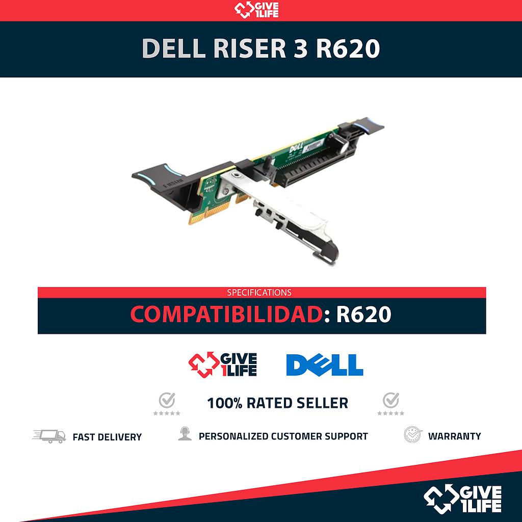DELL RISER 3 PCI-E PARA R620 PN: 0WPX19, 08TWY5, 0W9H05