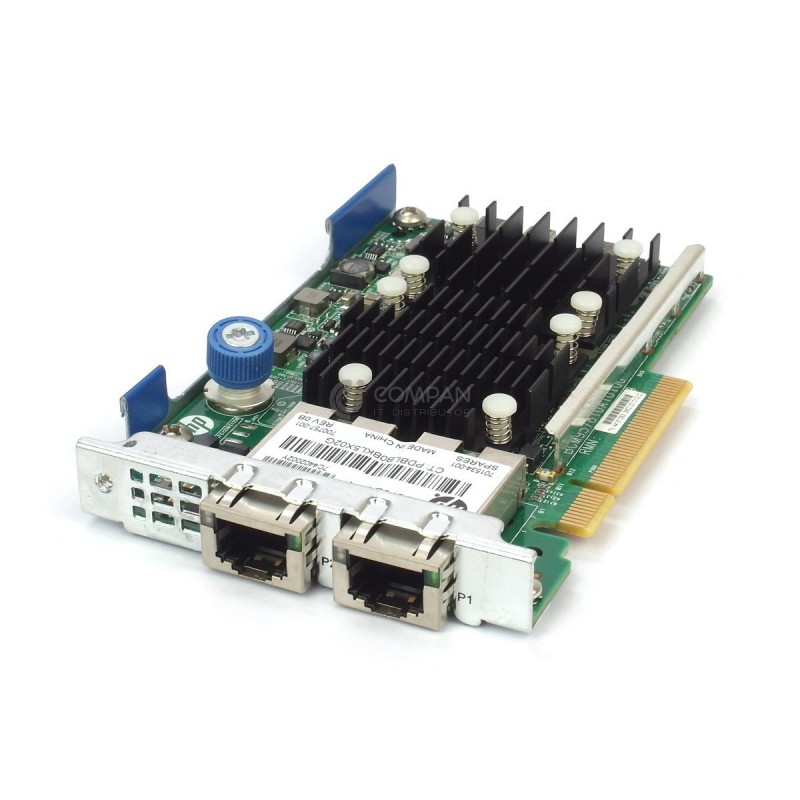 HP 533FLR DOBLE PUERTO 10GB RJ45 TARJETA DE RED P/N: 700757-001 / 701534-001q - Imagen 2