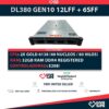 HP Proliant DL380 Gen10 12LFF + 6SFF 2x Gold 6138 (40 Núcleos 80 Hilos) 32GB RAM DDR4 E208i 2x PSU