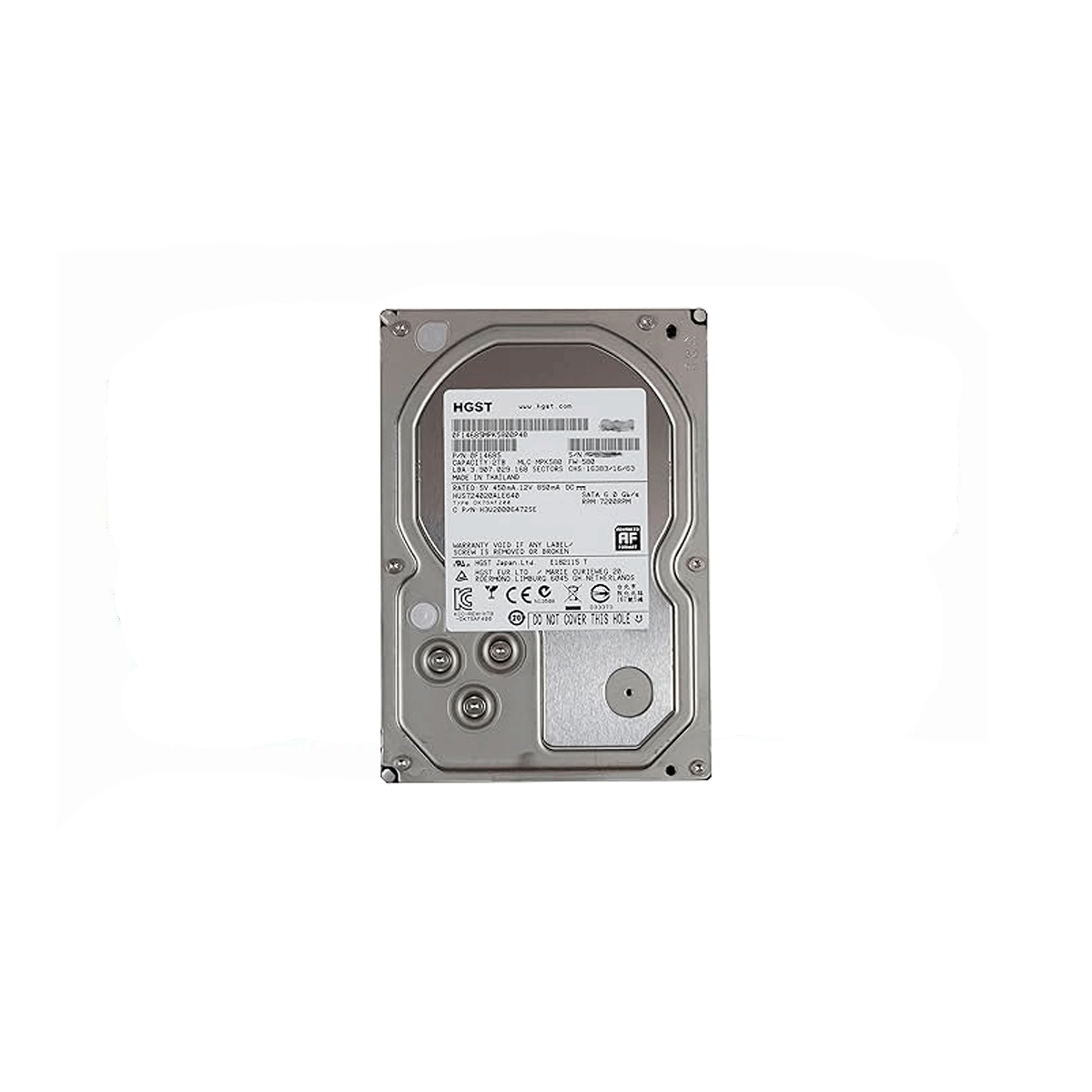 HITACHI HUS724020ALE640 2TB HDD 3.5" SATA 6GB/S 7.2K 64MB - Imagen 2