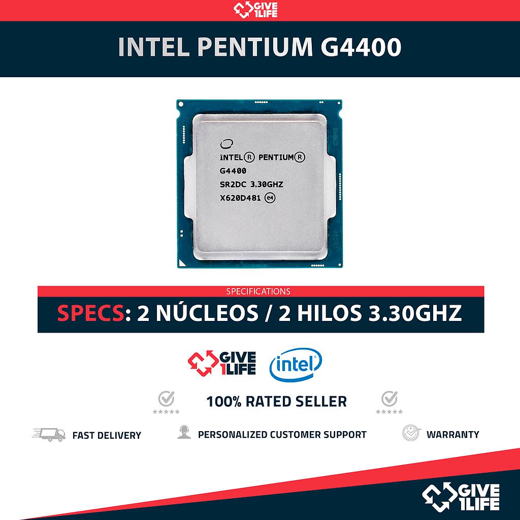 INTEL PENTIUM G4400 (2 Núcleos / 2 Hilos) @3.3Ghz