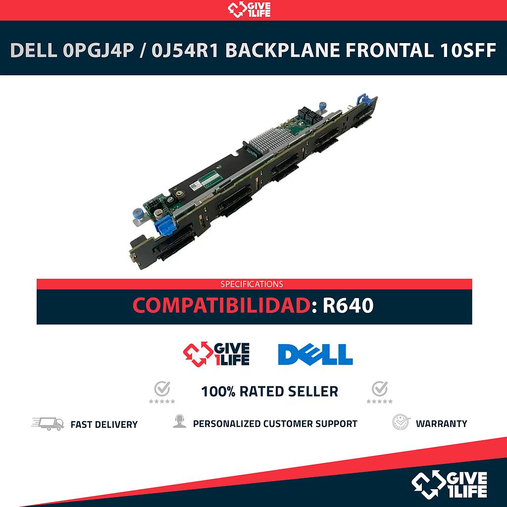 DELL 0PGJ4P / 0J54R1 Backplane Frontal 10SFF 10 Bahías de 2.5" para R640