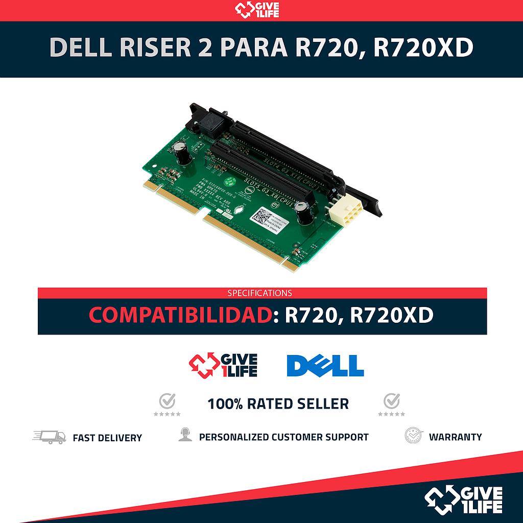 DELL RISER 2 PARA R720, R720XD PN:0FXHMV / 0MPGD9