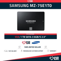 SAMSUNG MZ-75E1T0/MZ7LN1T0HMJP SSD 1TB 2.5″ SATA 6GB/S