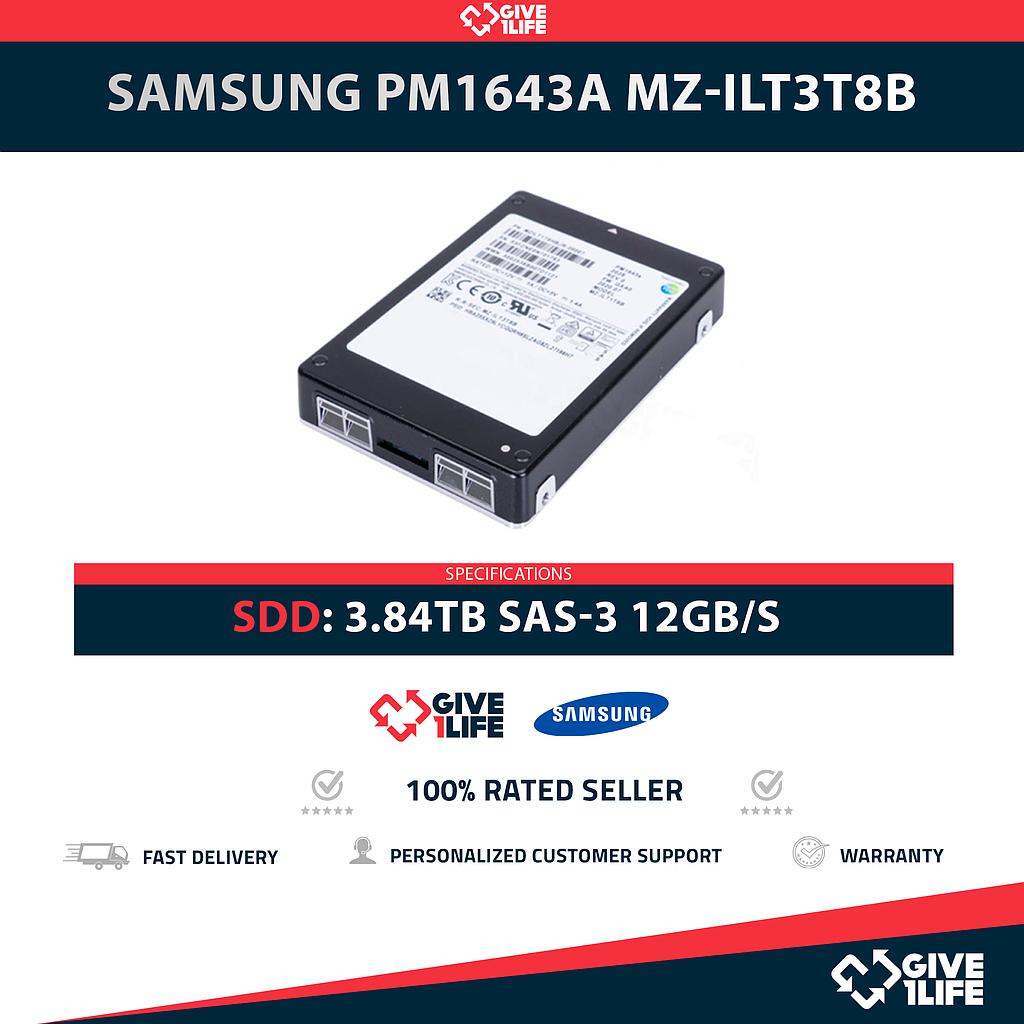 Samsung PM1643a MZ-ILT3T8B SSD 2.5" 3.84TB SAS-3 12GB/s