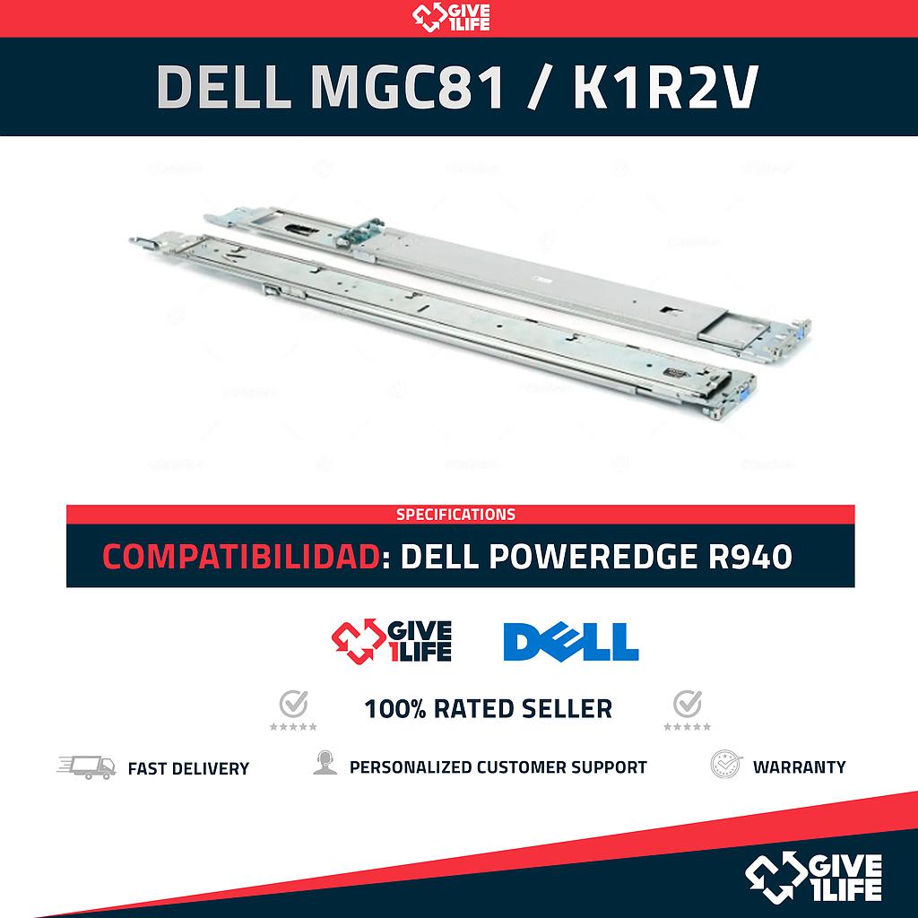DELL POWEREDGE KIT RAIL R940 4U SLIDING PN: MGC81 / K1R2V--p