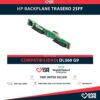 HP Backplane Trasero 2SFF 2 Bahías de 2.5" para DL360 G9 PN: 775401-001 / 743456-001