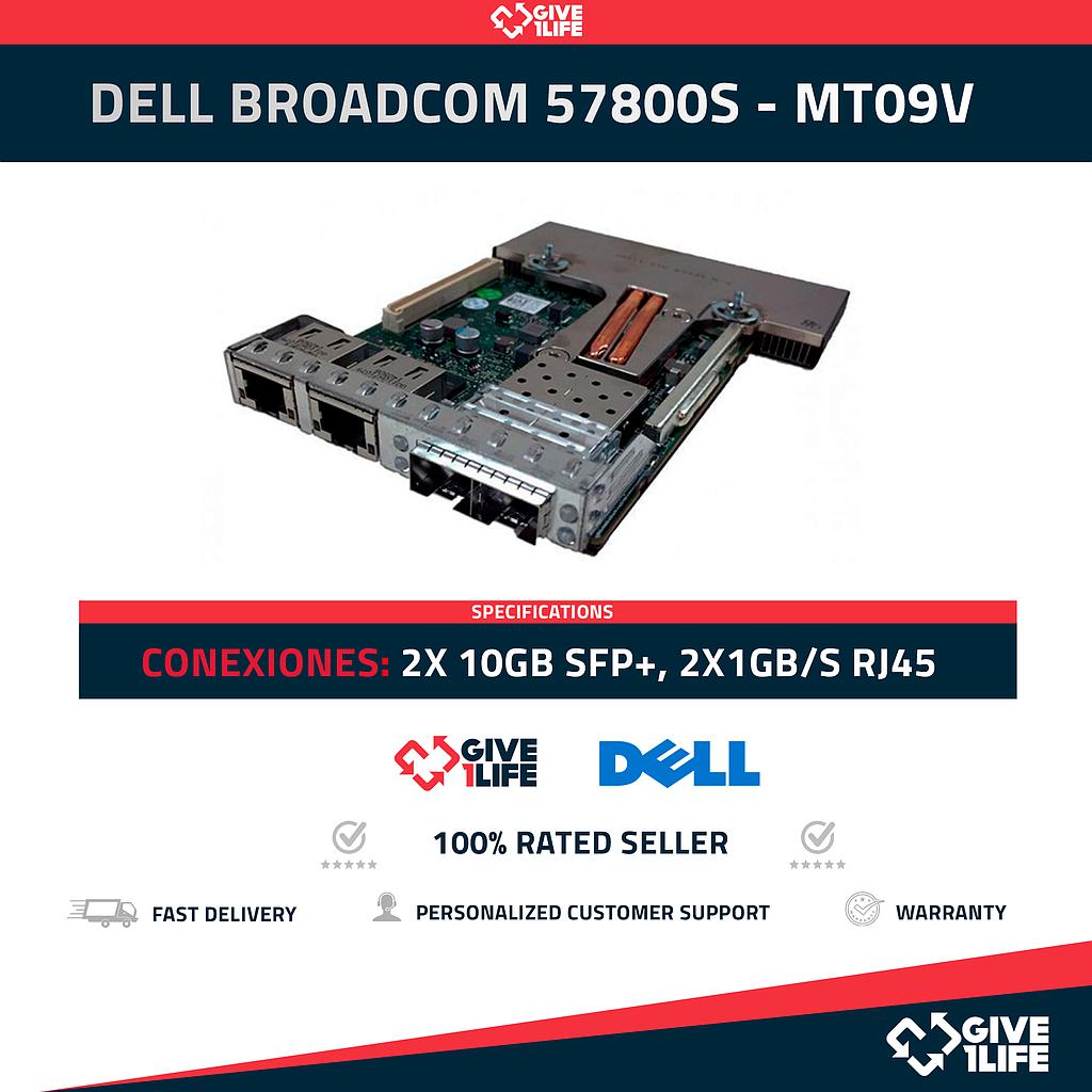 DELL BROADCOM 57800S MT09V - DOBLE PUERTO 1GB+ DOBLE PUERTO 10GB SFP+