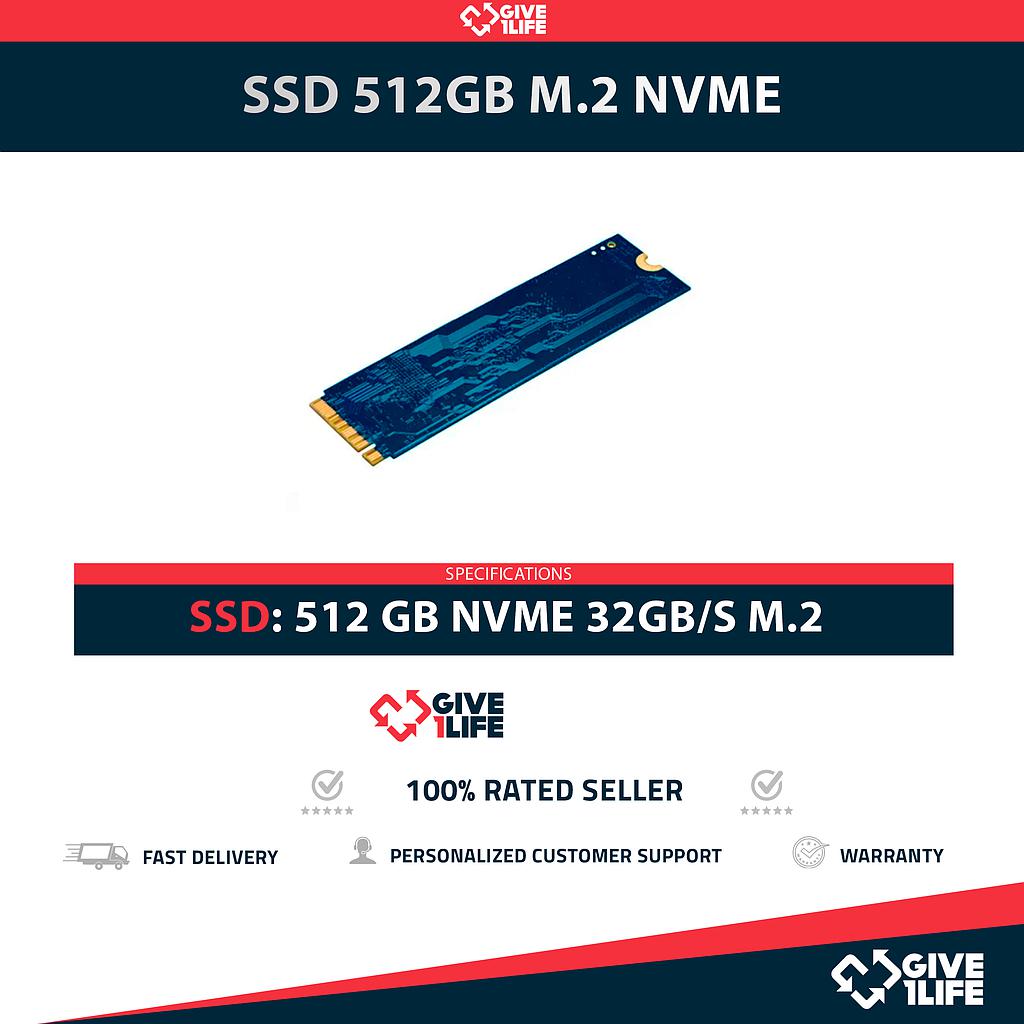 SSD 512 M.2 2280 NVME 32GB/S PCI-E 3.0 X4 CATEGORÍA DATACENTER