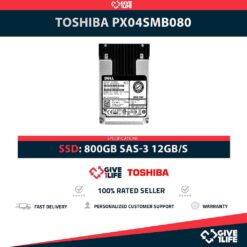 TOSHIBA PX04SMB080 800GB SSD SAS-3 12GB/S 2.5"