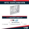 INTEL DC S4510 SERIES SSDSC2KB019T8 1.92TB SSD SATA 6GB/S 2.5"
