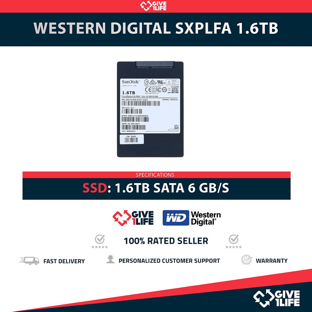 Western Digital 1.6TB SATA 6GB/s SSD SDLF1CRM-016T-1HA2