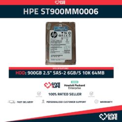 HPE ST900MM0006 900GB HDD 2.5" SAS-2 6GB/S 10K 64MB - 693569-004 / 9WH066-035