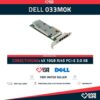DELL 033M0K 4x RJ45 10GB/s PCI-E 3.0 x8- Perfil Largo