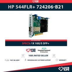 HP 544FLR+ TARJETA DE RED 1 PUERTO 10GB SFP+ PN:724206-B21