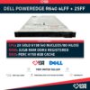 DELL PowerEdge R640 4LFF + 2SFF NVME 2x Xeon Gold 6138 40 Núcleos 80 Hilos 32GB RAM PERC H750 8GB CACHE