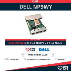 DELL Daughter Card NP9WY Broadcom 57416 2x RJ45 10GB/s + 2x RJ45 1GB/s