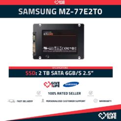 SAMSUNG MZ-77E2T0 SSD 2TB SATA 6GB/s 2.5"