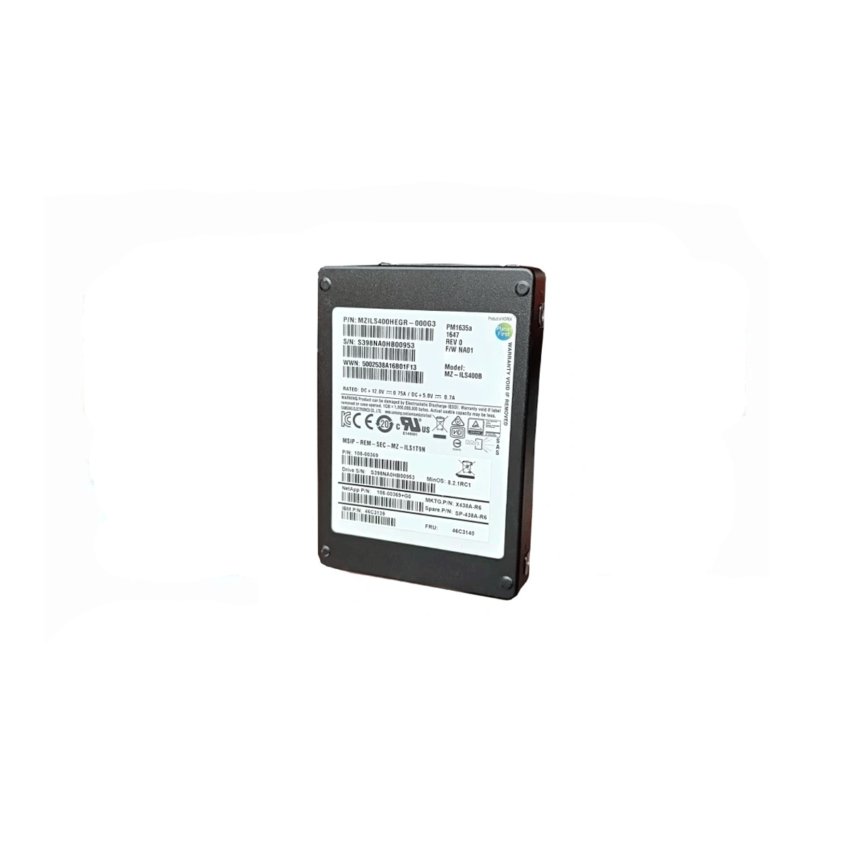 SAMSUNG MZ-ILS400N 400GB SSD SAS-3 12GB/S 2.5" - Imagen 2