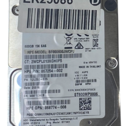 Alternative view of HPE ST600MP0006 600GB HDD 2.5" SAS-3 12GB/S 15K 256MB - 867254-002