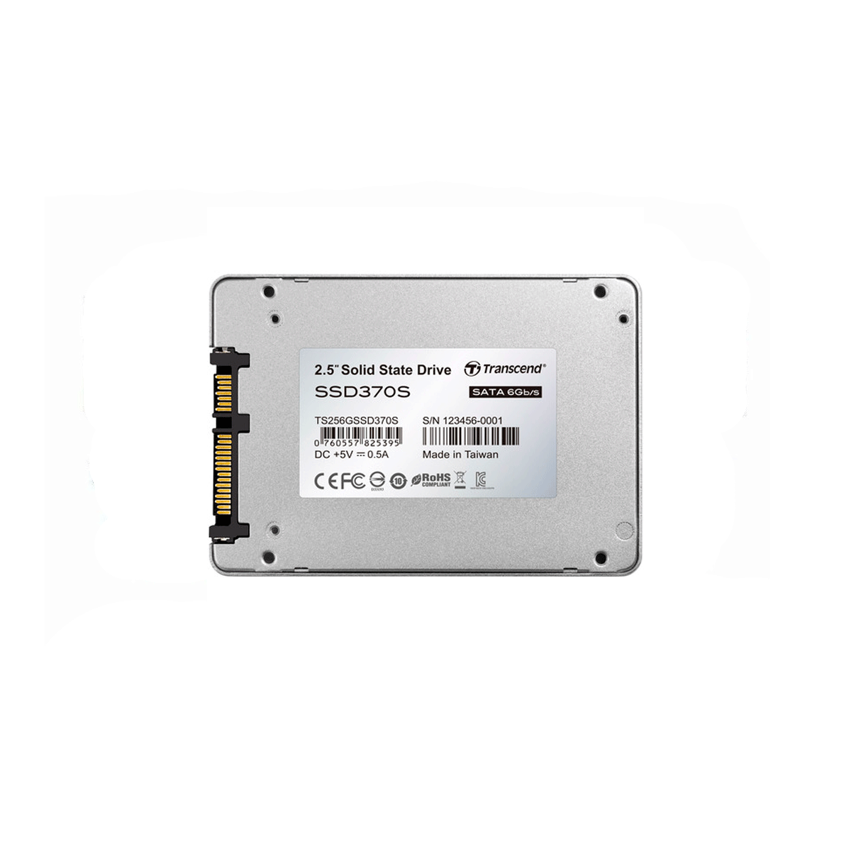 TRANSCEND TS256GSSD370S SSD 256GB 2.5″ SATA 6GB/S - Imagen 2