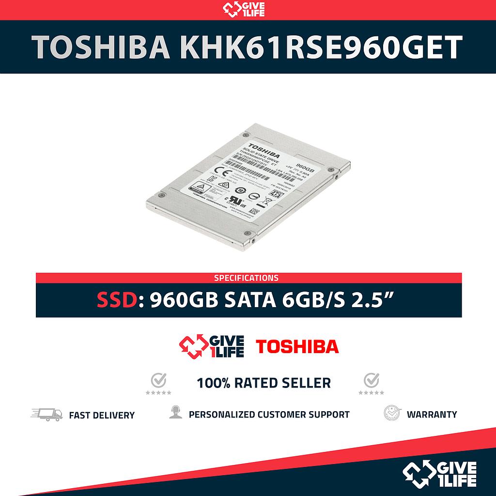 TOSHIBA KHK61RSE960GET SSD 2.5" 960GB SATA 6GB/S