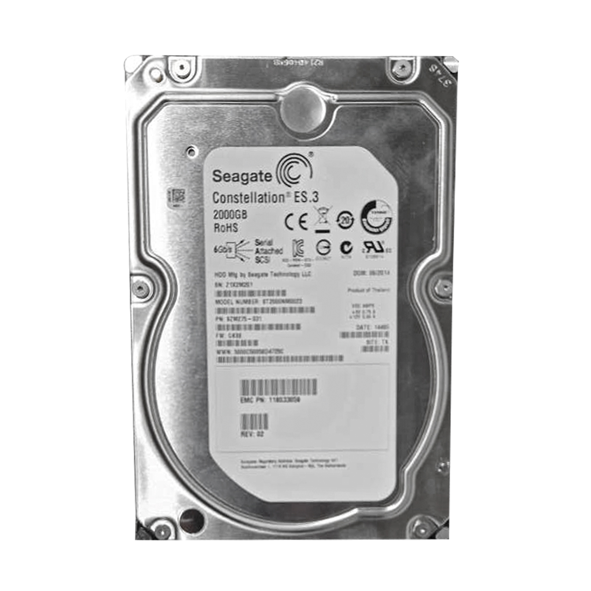 DELL ST2000NM0023 2TB HDD 3.5" SAS-2 6GB/S 7.200 RPM 128MB CACHÉ - 1P7DP - Imagen 2