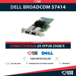 Dell Broadcom 57414 2x 25GB/s SFP28 Perfil Bajo