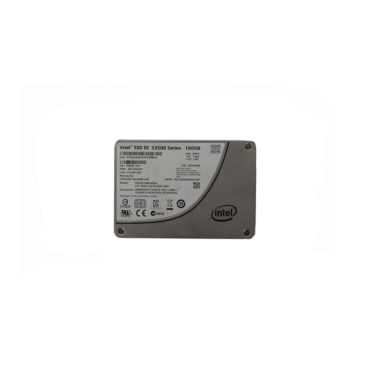 INTEL DC S3500 SERIES SSDSC2BB160G4 SSD 160GB 2.5" SATA 6GB/S - Imagen 2