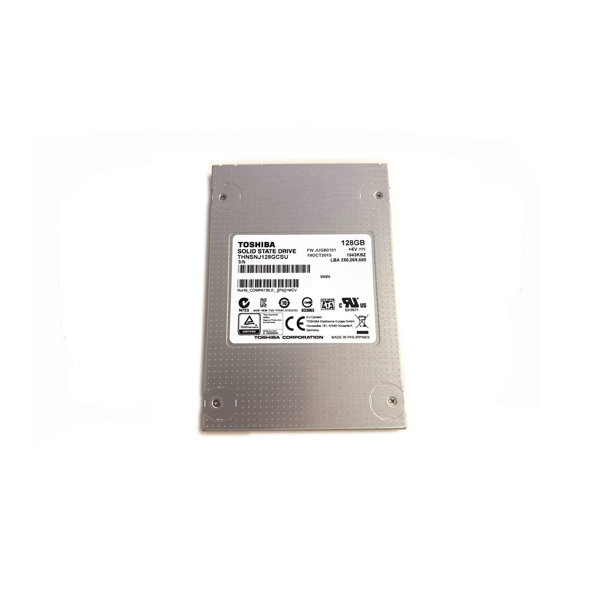 TOSHIBA THNSNJ128GCSU SSD 128GB 2.5" SATA 6GB/S - Imagen 2