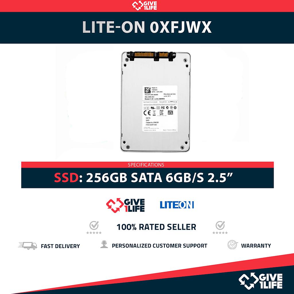 LITE-ON 0XFJWX SSD 256GB 2.5" SATA 6GB/S