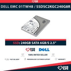 DELL EMC 01TWH8 / SSDSC2KGC240G8R 240GB SSD SATA 6GB/S 2.5"