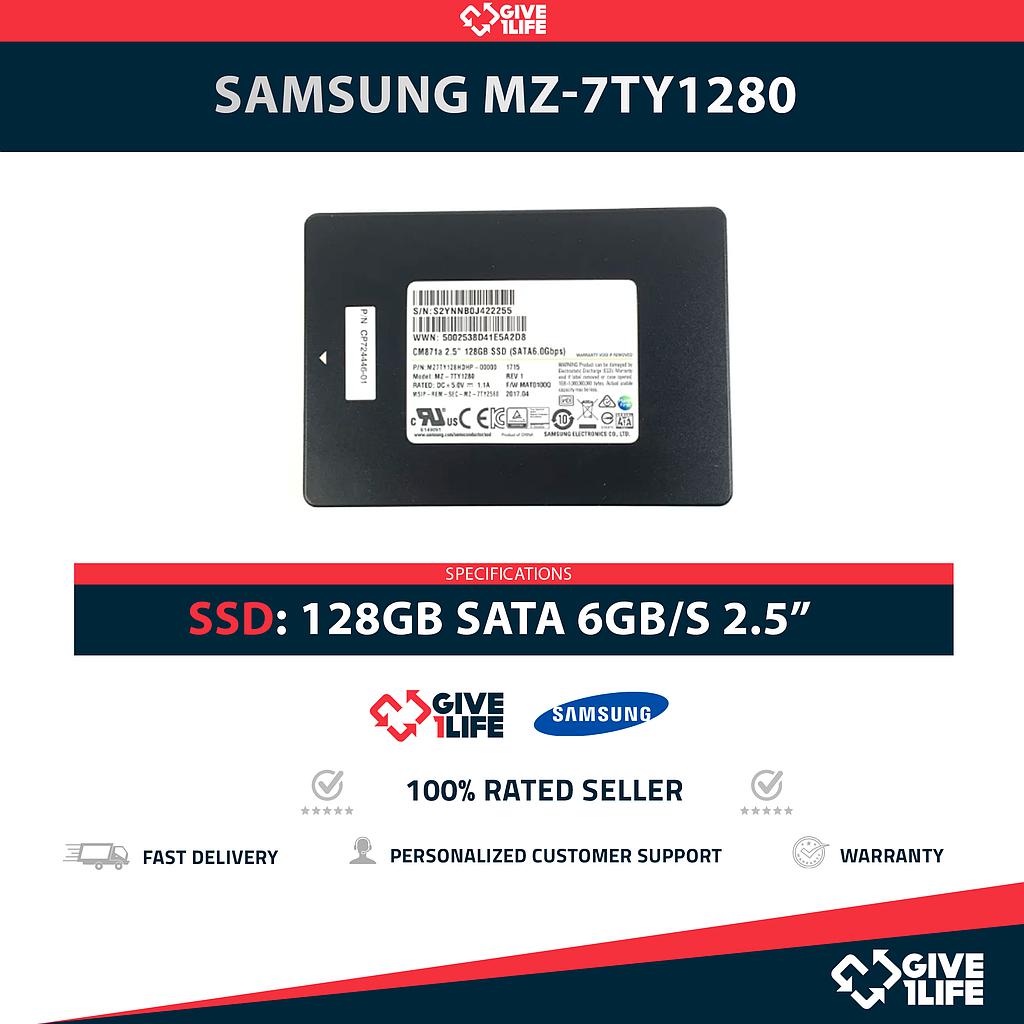 SAMSUNG MZ-7TY1280 SSD 128GB 2.5" SATA 6GB/S