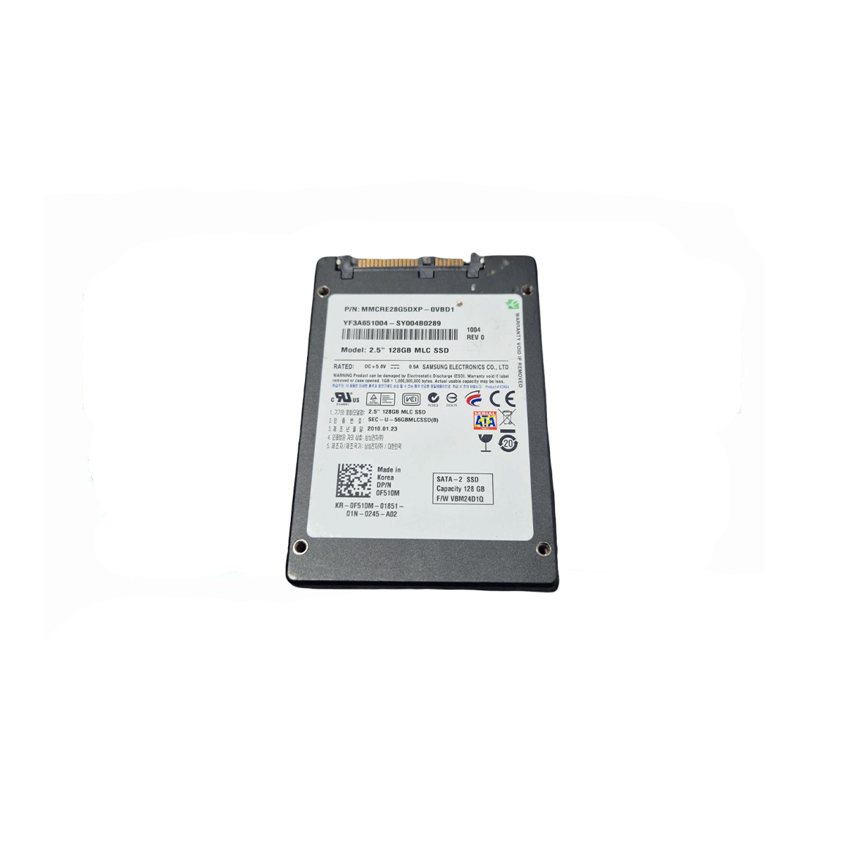 SAMSUNG 0F510M SSD 128GB 2.5" SATA 6GB/S - Imagen 2