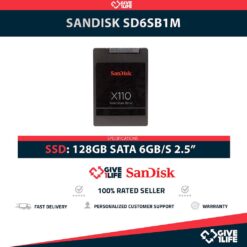 SANDISK SD6SB1M SSD 128GB 2.5" SATA 6GB/S