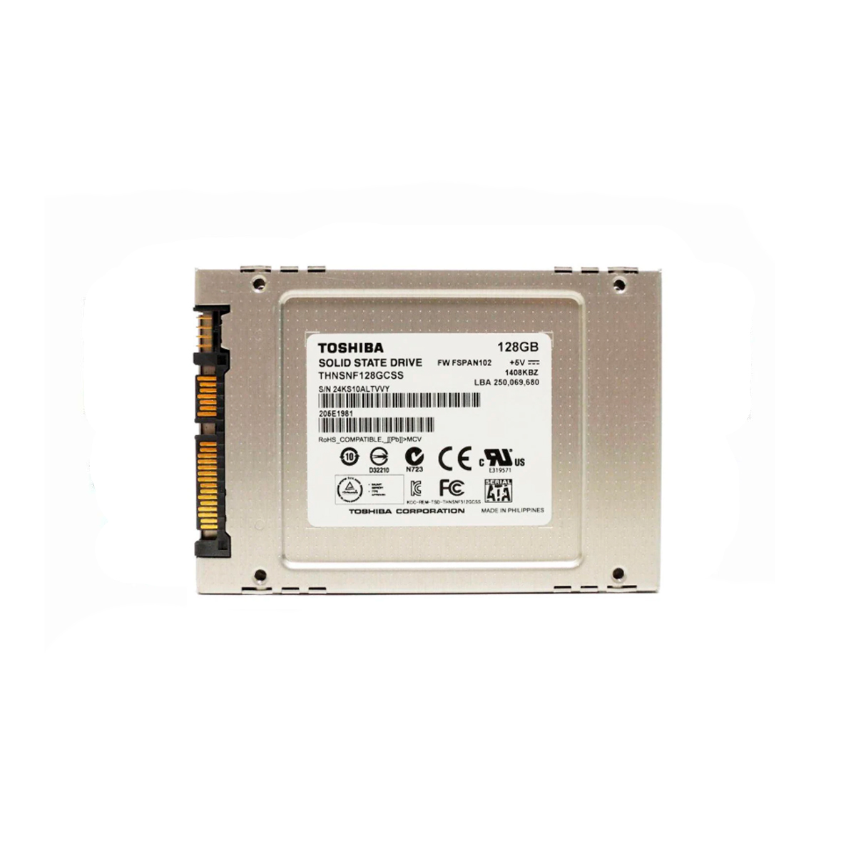 TOSHIBA THNSNF128GCSS SSD 128GB 2.5″ SATA 6GB/S - Imagen 2