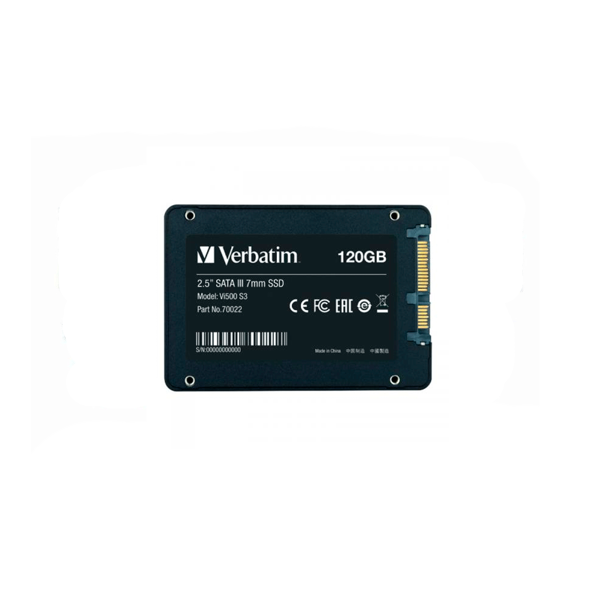 VERBATIM Vi500 S3 SSD 120GB 2.5″ SATA 6GB/S - Imagen 2