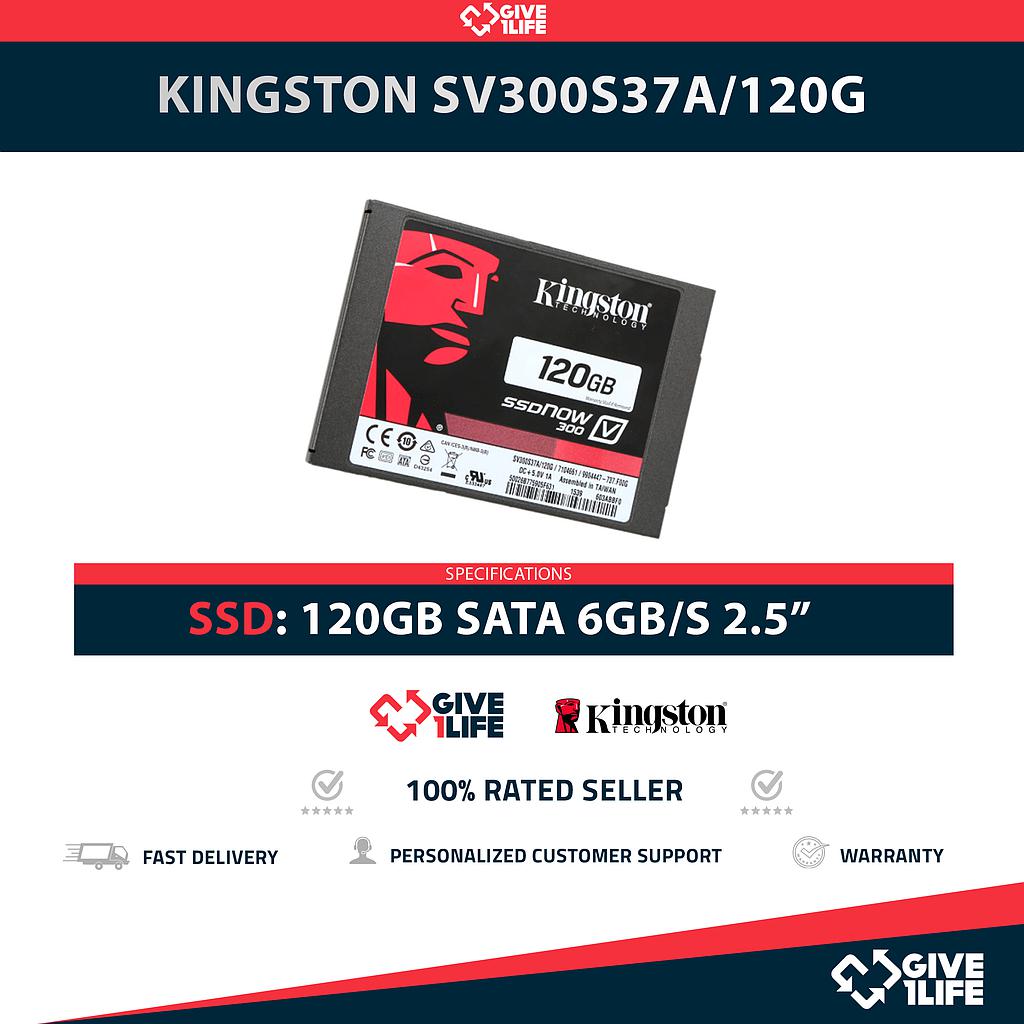 KINGSTON SV300S37A/120G SSD 120GB 2.5″ SATA 6GB/S