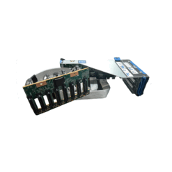 Alternative view of HP Backplane Frontal 8SFF 8 Bahías de 2.5" NVME + RISER PRIMARIO NVME