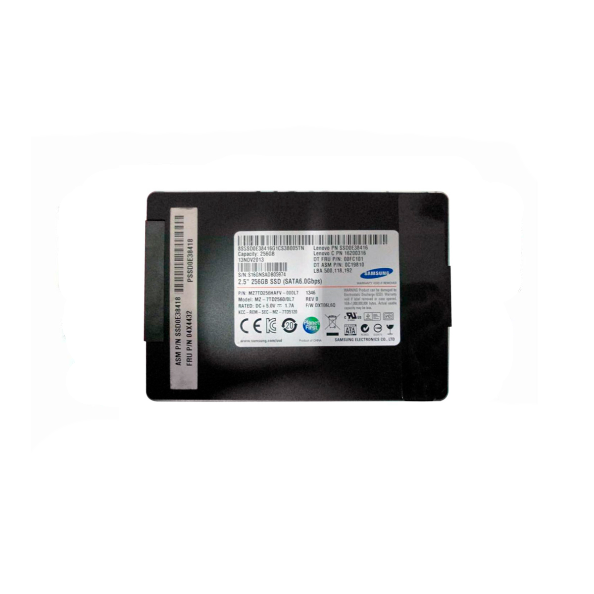 SAMSUNG MZ7TD256HAFV SSD 256GB 2.5″ SATA 6GB/S - Imagen 2
