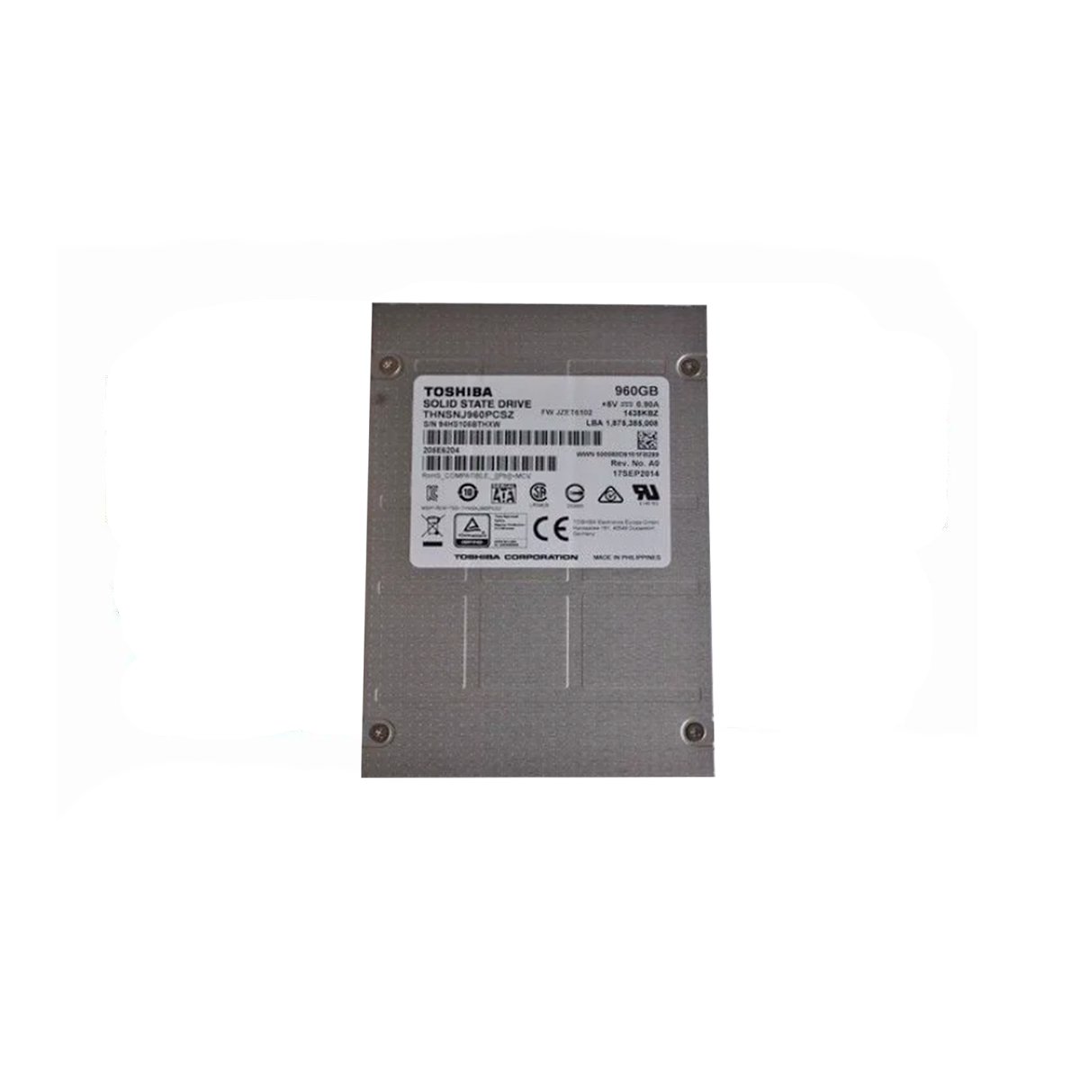 TOSHIBA THNSNJ960PCSZ SSD 960GB 2.5″ SATA 6GB/S - Imagen 2